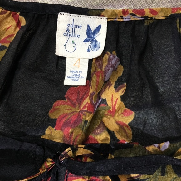 Edme and Esyllte Triad Peasant Blouse - Picture 3 of 5